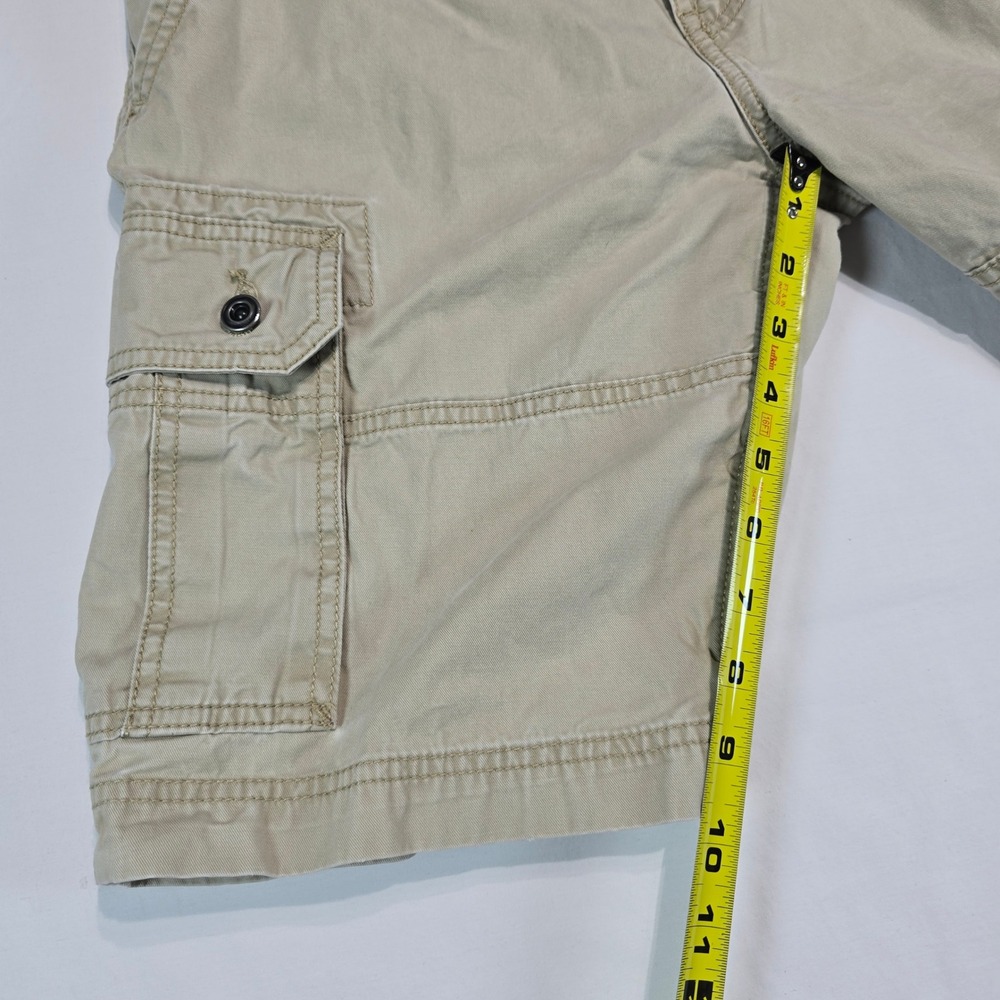 Levis Mens Cargo Shorts Khaki Tan Cotton Multi Pocket Size 31 Utility‎ Casual - Picture 10 of 16